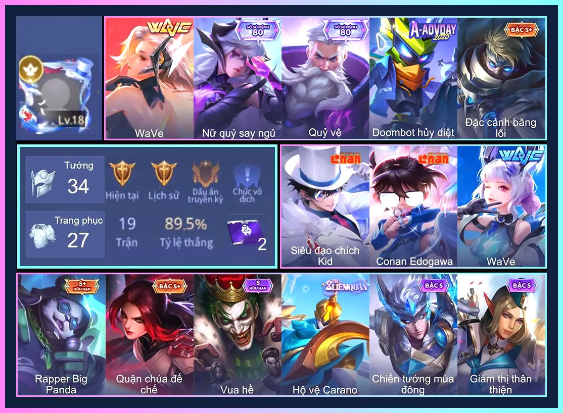 Hayate Siêu đạo chích Kid, Yorn Conan Edogawa, Liliana WaVe, Yena WaVe... TRẮNG THÔNG TIN